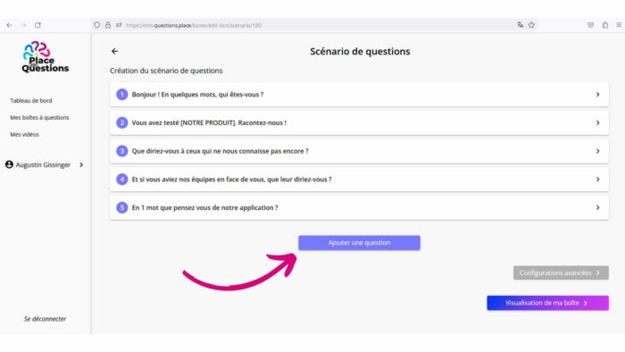 Ajouter une question sur La Place aux Questions